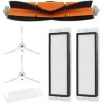 Allecto Plus - HEPA-filters, zijborstels en hoofdborstels voor robotstofzuiger - Reserveonderdelen compatibel met Xiaomi Mi Robot Vacuum 2 en Roborock S50 S51 - Stofzuigeraccessoires met 4 filters, 4 zijborstels en 2 hoofdborstels.