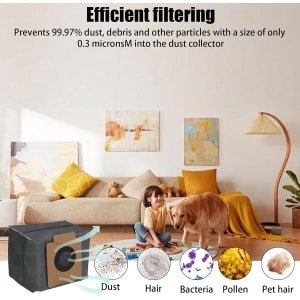 Allecto Plus - Stofzakken 8 stuks voor robotstofzuiger - Compatibel met Eufy Clean X8 Pro / X10 Pro - Vervanging van stofzak Clean Base - Hoge kwaliteit stofzuigerzakken