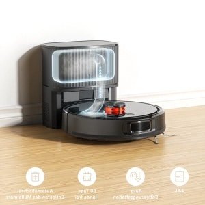 Allecto - Robotstofzuiger - 3-in-1 functie - Zelfreinigend - Grote capaciteit - Veeg- en dweilrobot - Geschikt voor alle vloertypes - Zwart S6Pro 6000Pa/700W, 2,5 liter - AliExpress 6