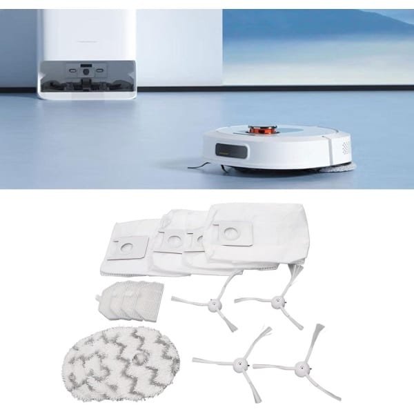Allecto- Stofzuigerzakken - Filter - Hoog efficiënt - Stofreducerend - Kantoor - Accessoires voor Robotstofzuigers - Schoonmaken - Geschikt voor alle modellen - Wit.