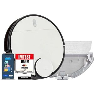 Aura® Robotstofzuiger huisdieren - Robotstofzuiger - Stofzuiger - Wit -‎36cm x 36cm x 11cm