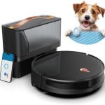 Aura® Robotstofzuiger huisdieren - Robotstofzuiger - Stofzuiger - Zwart - ‎33cm x 11cm x 40cm