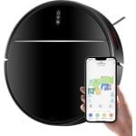 Aura® Robotstofzuiger met app - Robotstofzuiger - Robotstofzuiger huisdieren - 3.01kg - Wit - 32cm x 32cm x 8cm