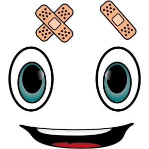 Decoratieve Sticker Ogen Manifold voor Robotstofzuiger, Robotmaaier, Dweilrobot en Keukenapparatuur