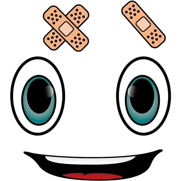 Decoratieve Sticker Ogen Manifold voor Robotstofzuiger, Robotmaaier, Dweilrobot en Keukenapparatuur