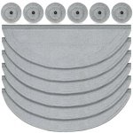 Dweildoekenset voor robotstofzuiger - 12 stuks zilverionen microvezel dweilsysteem