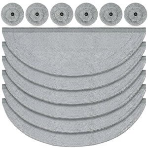 Dweildoekenset voor robotstofzuiger - 12 stuks zilverionen microvezel dweilsysteem