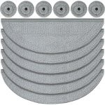 Dweildoekenset voor robotstofzuiger - 12 stuks zilverionen microvezel dweilsysteem