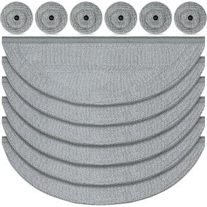 Dweildoekenset voor robotstofzuiger - 12 stuks zilverionen microvezel dweilsysteem