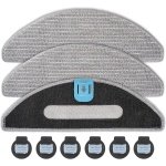 Dweilpads en Lonten voor Robotstofzuiger - 9 Stuks Microvezel Wisserpad Accessoires