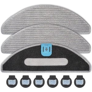 Dweilpads en Lonten voor Robotstofzuiger - 9 Stuks Microvezel Wisserpad Accessoires