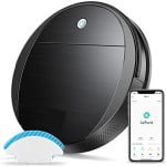 Dweilrobot - Robotstozuiger Metdweilfunctie - Robotstofzuiger Metlaadstation - Zwart