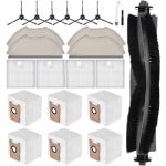 Geschikt voor Accessoires voor de Airrobo T20 robotstofzuiger - Hoofdborstel, zijborstel, verbruiksartikelen, stofzak, filter, reinigingsdoek