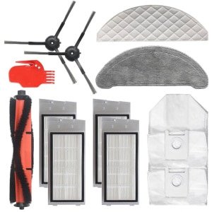 Geschikt voor Accessoires voor de Roidmi EVE PLUS robotstofzuiger: hoofdborstel, stofzak, zijborstel, dweil, filter en dweilpad