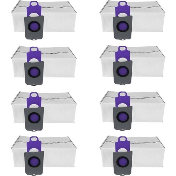 Geschikt voor Narwal/J5X/001MaX robotstofzuiger Xiaoyao 001 stofzak - accessoires voor de stofzak - verbruiksartikelen - 8 stuks