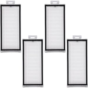 KARZO - 4 stuks wasbare vervangingsfilters voor Roborock Q5 Pro/Q5 Pro+/Q7/Q7 Max+/Q8 Max, vervangingsonderdeel voor robotstofzuigers, efficiënte herbruikbare accessoires