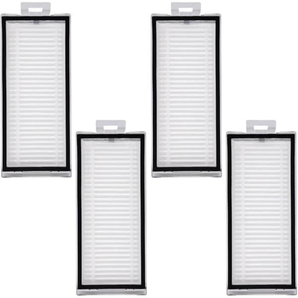 KARZO - 4 stuks wasbare vervangingsfilters voor Roborock Q5 Pro/Q5 Pro+/Q7/Q7 Max+/Q8 Max, vervangingsonderdeel voor robotstofzuigers, efficiënte herbruikbare accessoires