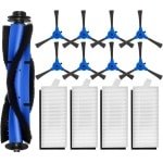 KARZO - Zijborstel Filter Kit Voor Bagotte BG600 BG700 BG800 Robotstofzuiger Vervangingskit