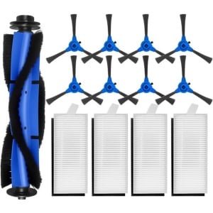 KARZO - Zijborstel Filter Kit Voor Bagotte BG600 BG700 BG800 Robotstofzuiger Vervangingskit
