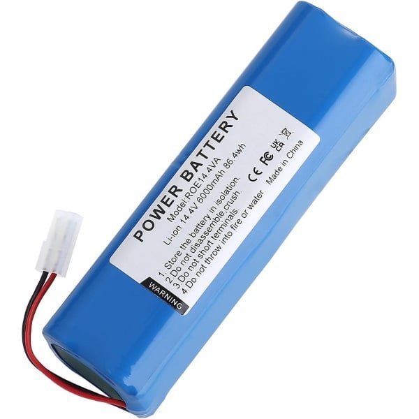 Krachtige 14,8V 6000mAh Li-ION Accu voor Robotstofzuigers Vervanging