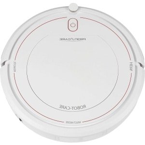 Krachtige Stille Zakloze Stofzuiger - Robotstofzuiger Met Zijborstels - 3 Reinigingsprogramma's - Accessoires - Wit