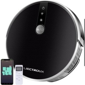 Liectroux C30B - Robotstofzuiger - Dweilfunctie - SMART - App & Voice Control - Afstandsbediening - HEPA Filter - Multi Floor Cleaning - Stofzuiger