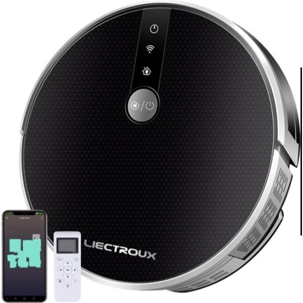 Liectroux C30B - Robotstofzuiger - Dweilfunctie - SMART - App & Voice Control - Afstandsbediening - HEPA Filter - Multi Floor Cleaning - Stofzuiger