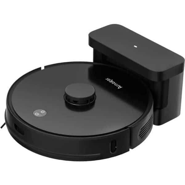 Luvlea robotstofzuiger - Met laadstation - Met dweilfunctie - Dweilfuncties - Robotstofzuigers - Zwarte robotstofzuiger - Zwart