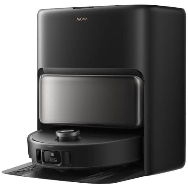 MOVA V50 Ultra Complete - Robotstofzuiger met Dweilfunctie - Zelfreinigend Station - 24.000 Pa Zuigkracht & Thermodweil - Slimme Navigatie - Geschikt voor Huisdierharen - Zwart
