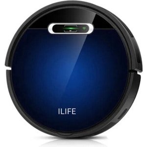 Majesticmania Robotstofzuiger - ILIFE B5 Max - Appbediening - Robotstofzuiger Met Laadstation - 2000Pa - Dun - 76mm - Robotstofzuiger Met Dweilfunctie - Vacuümzuiger - 120 minuten - G Slam- Navigatiesysteem - Zwart