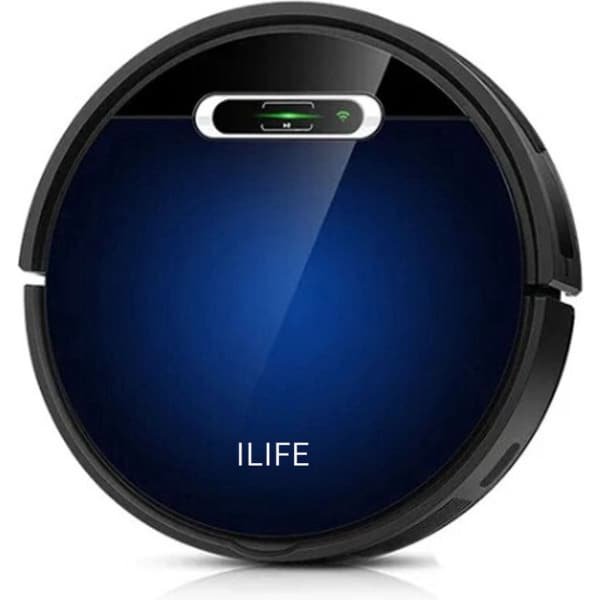Majesticmania Robotstofzuiger - ILIFE B5 Max - Appbediening - Robotstofzuiger Met Laadstation - 2000Pa - Dun - 76mm - Robotstofzuiger Met Dweilfunctie - Vacuümzuiger - 120 minuten - G Slam- Navigatiesysteem - Zwart