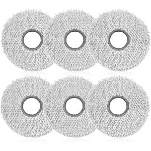 Microvezeldoeken voor Robotstofzuiger - 6 Stuks Vervangaccessoires voor Efficiënte Reiniging