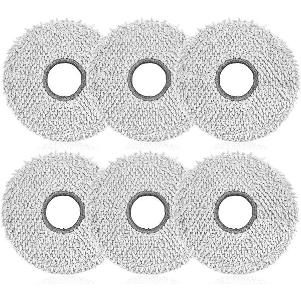 Microvezeldoeken voor Robotstofzuiger - 6 Stuks Vervangaccessoires voor Efficiënte Reiniging