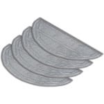 Mop Pads Compatibel met Robotstofzuigers, Wasbare Microfiber Doeken, Set van 4