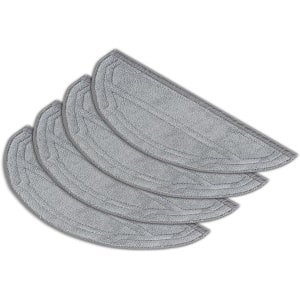 Mop Pads Compatibel met Robotstofzuigers, Wasbare Microfiber Doeken, Set van 4