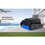 Ohana DT - EVERCROSS BOT U8 - Zwembadrobot - Stofzuiger - Stofzuiger draadloos- Zwembad - Vloer en muur met APP - 120 minuten batterijduur - 200 m 2 reinigingsgebieden - slimme navigatie