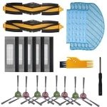 Reinigingsaccessoires voor Compatibele Robotstofzuigers - 22 Onderdelen Inclusief Hoofdborstel, Filters, Zijborstels en Doekjes