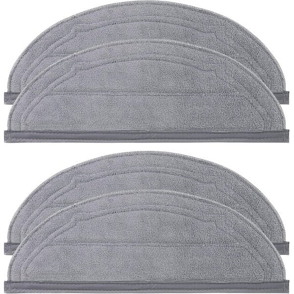 Reinigingsdoeken voor robotstofzuiger - 4 stuks, microvezel, wasbaar en herbruikbaar