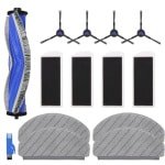Reserveaccessoires voor robotstofzuiger - Inclusief hoofdborstel, filters, zijborstels en dweildoeken