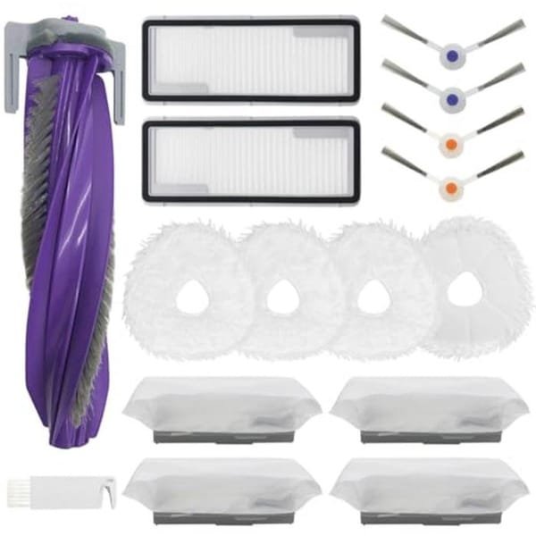 Reserveonderdelen voor Robotstofzuiger - 16-delige Accessoireset met HEPA-filters, Dweilpads en Zijborstels