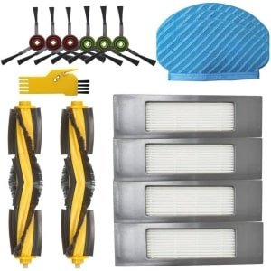 Reserveonderdelen voor hybride robotstofzuigers - Accessoireset met borstels, HEPA-filters en schoonmaakdoekjes