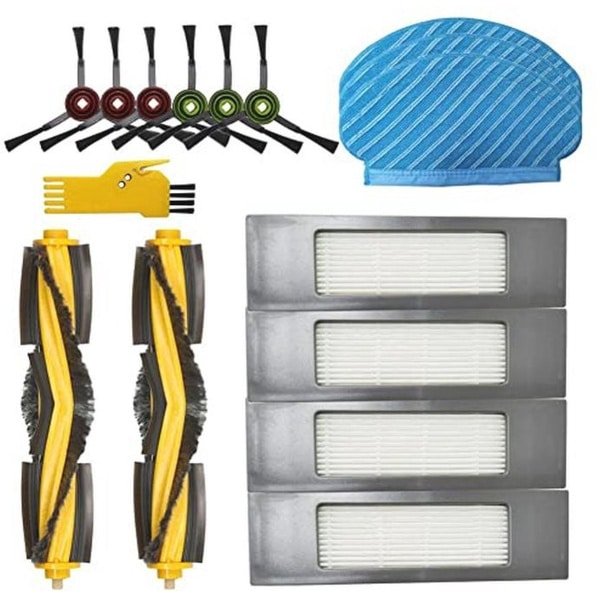 Reserveonderdelen voor hybride robotstofzuigers - Accessoireset met borstels, HEPA-filters en schoonmaakdoekjes