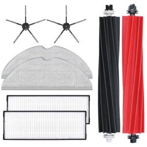 Reserveonderdelenset voor robotstofzuiger met Hepa-filter, dweildoek en borstels