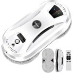 Robot Ruitenreiniger - Ramenwasser - Robot - Dweilrobot - Anti-val touw - Slimme waterspray - Krachtige zuigkracht - Met afstandsbediening - Incl. 10 microvezeldoeken