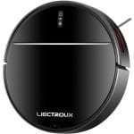 Robot Stofzuiger , Robotstofzuiger met dweilfunctie, Robotstofzuiger met laadstation, WiFi App, 4KPa Zuigkracht, Borstelloze Motor, Alexa en Google Assistant, Voor tapijt en harde Vloer