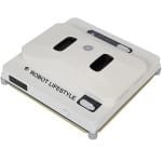 Robotstofzuiger - APP-bediening - Ultradunne robot - Hoge kwaliteit ruitenwisser - Tweezijdige automatische watersproeier - Wit