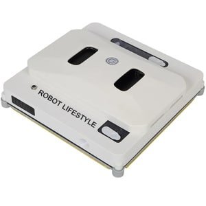 Robotstofzuiger - APP-bediening - Ultradunne robot - Hoge kwaliteit ruitenwisser - Tweezijdige automatische watersproeier - Wit