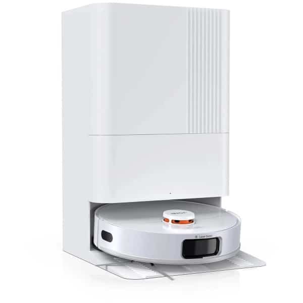 Robotstofzuiger - Roborock - Vacuum Cleaner - Dweilrobot - Draadloze - Automatisch - Stofzuigen en Drogen - Slimme Schoonmaakrobot - met Dweilfunctie - 8000Pa - 3L Stofopvang - 4L Watertank - Voor Tegels & Tapijt