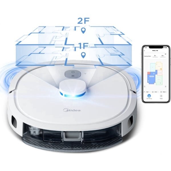 Robotstofzuiger - Stofzuiger - Met Dweilfunctie - Stofzuigers - Stofzuiger zonder zak - Stofzuiger Draadloos - Slim Stofzuigen