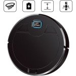 Robotstofzuiger - Superzuigkracht van 15000 Pa - met Dweilfunctie - USB oplaadbaar - Zwart